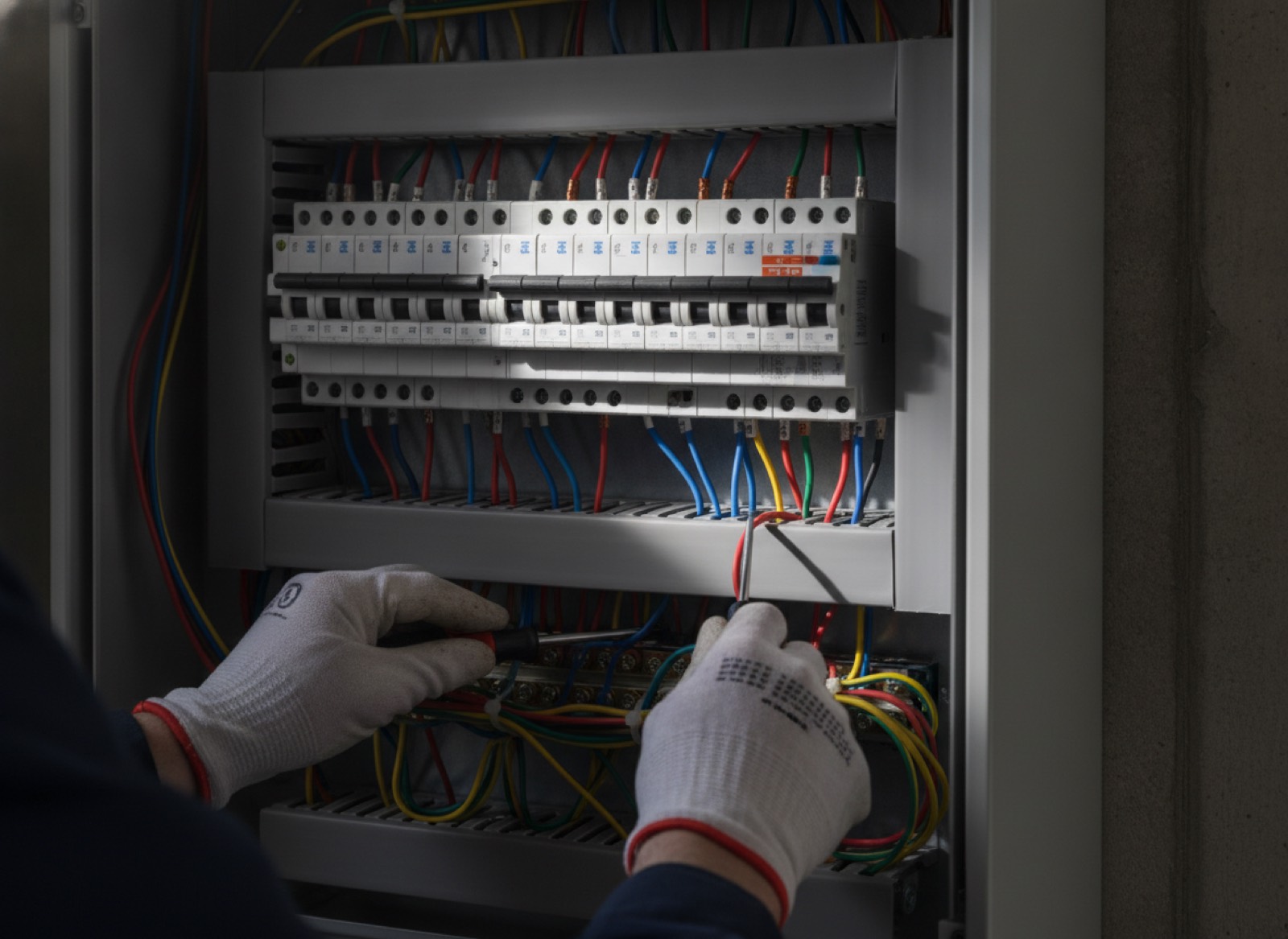 Distribution board rewiring